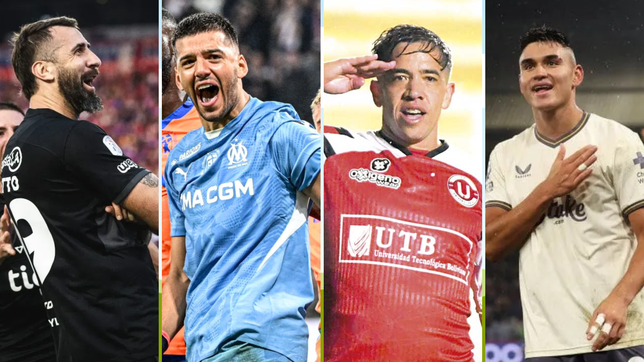 cuatro cracks de la plata que brillan en equipos de futbol en el extranjero