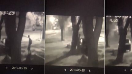 VIDEO: En menos de un minuto, forzó la puerta de un auto estacionado y se lo robó