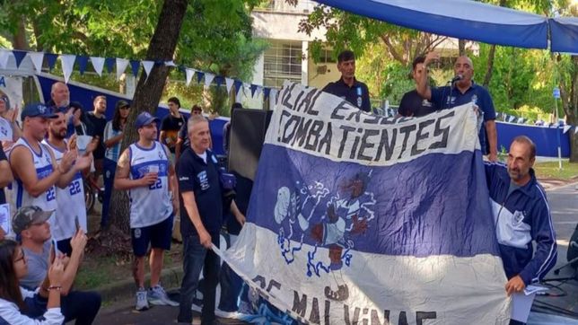 gimnasia hara el tradicional homenaje a ex combatientes y heroes de malvinas