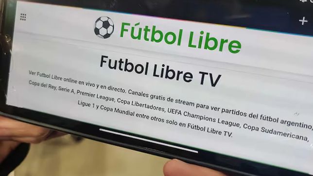 bronca e indignacion luego de que la pagina futbol libre fuera bloqueada y dada de baja