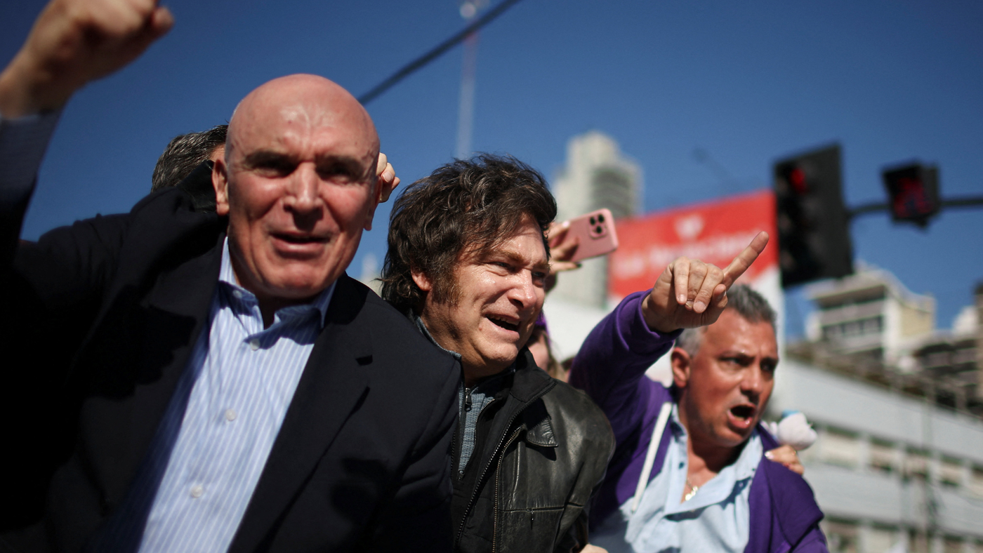 José Luis Espert Javier Milei Sebastián Pareja