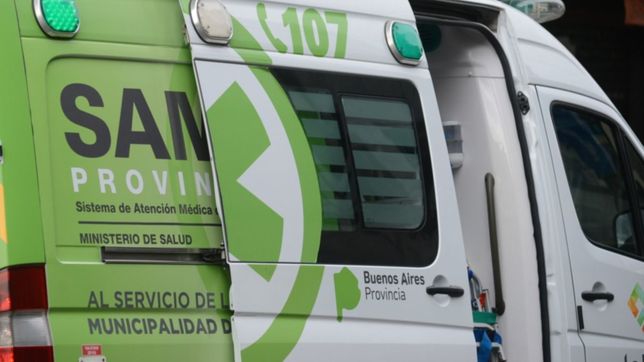 un operario cayo de su escalera mientras trabajaba y termino internado en la plata