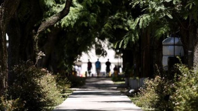 senderos y luces led, renovaron los espacios que rodean a la facultad de ciencias exactas