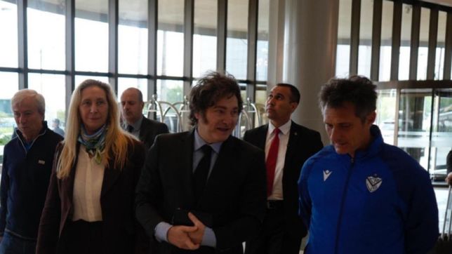 el reencuentro de milei con guillermo barros schelotto en su visita a paraguay