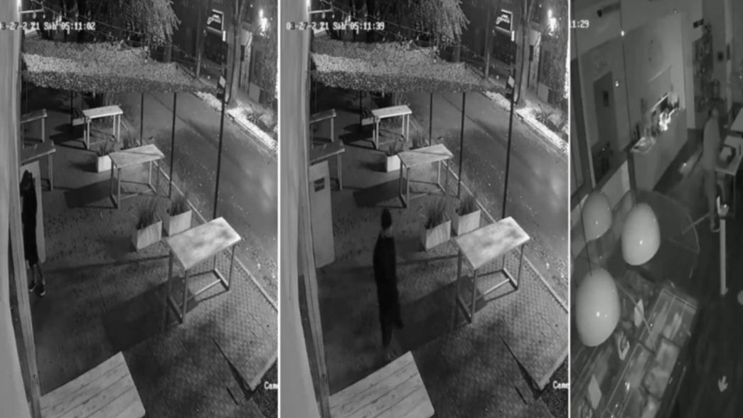VIDEO: Un hombre desvalijó un local de comidas de City Bell y huyó como si nada