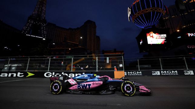 franco colapinto mejoro su posicion y termino 16° en la segunda practica del gran premio de las vegas