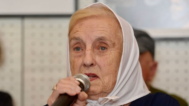 tristeza por la muerte de herenia sanchez viamonte, incansable madre de plaza de mayo de la plata