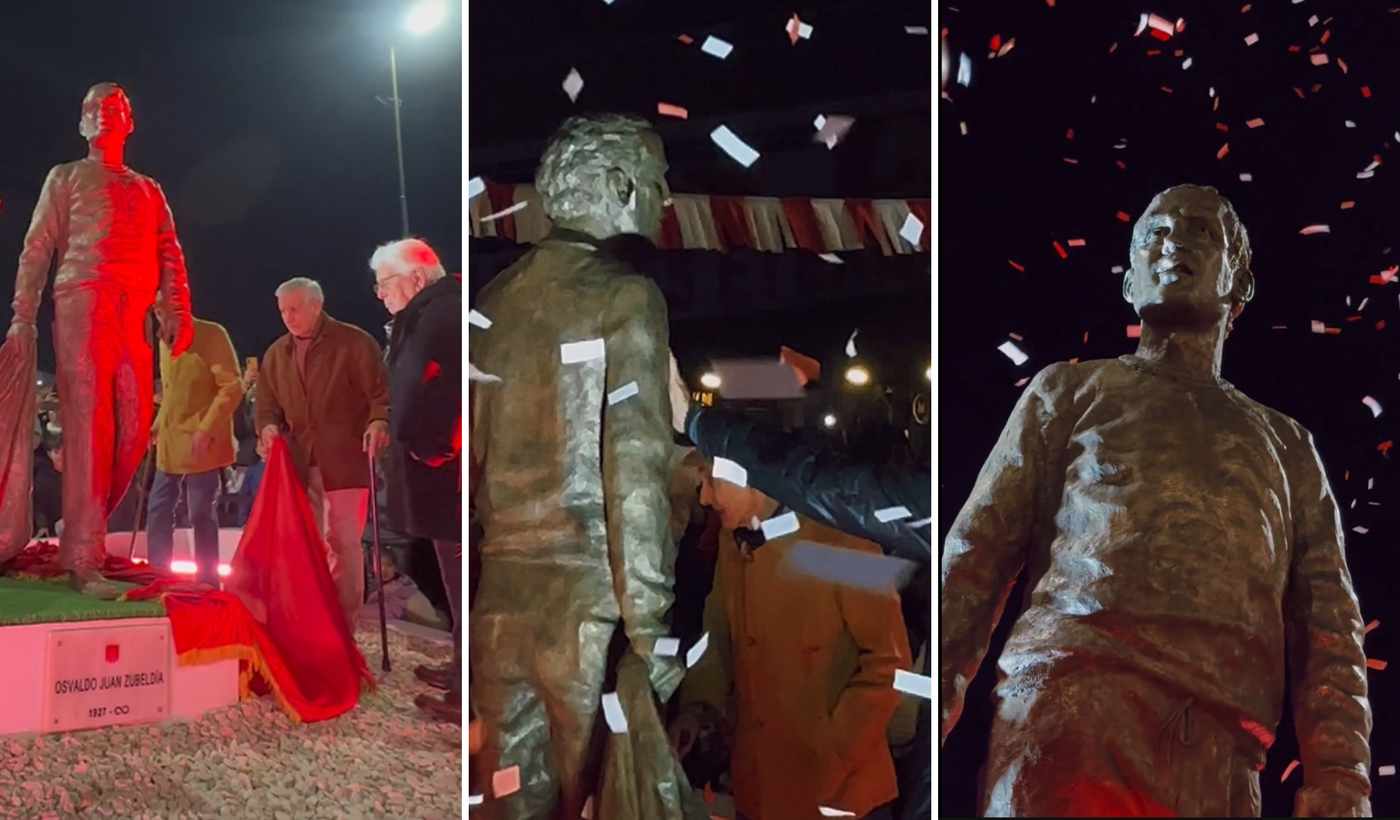 Estatua Osvaldo Zubeldía portad