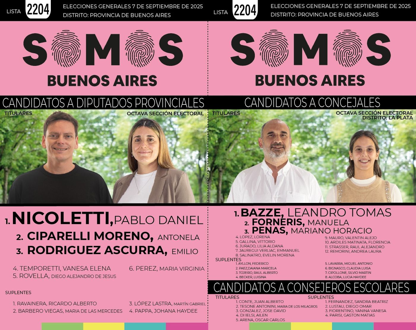 La boleta de Somos Buenos Aires La boleta de Somos Buenos Aires