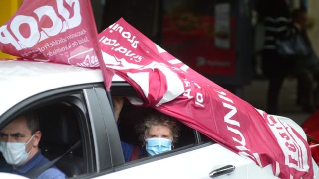 video: tras las protestas en la plata, los medicos se movilizaron a la capital federal
