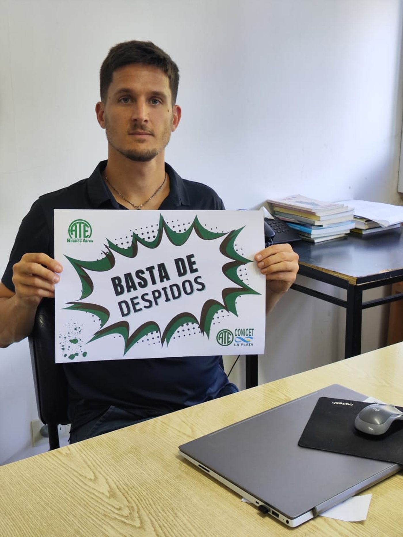 Julián Bilmes, investigador del Conicet La Plata que quedó sin beca posdoctoral mientras espera una definición