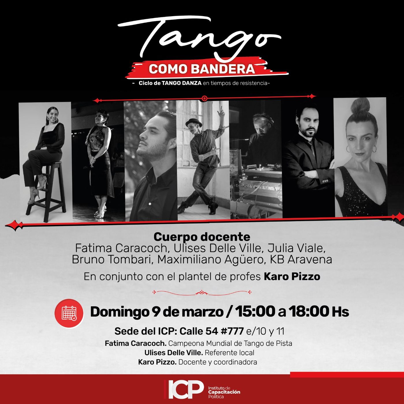  El Instituto de Capacitación Política (ICP) reabre sus puertas al tango en La Plata con el ciclo 