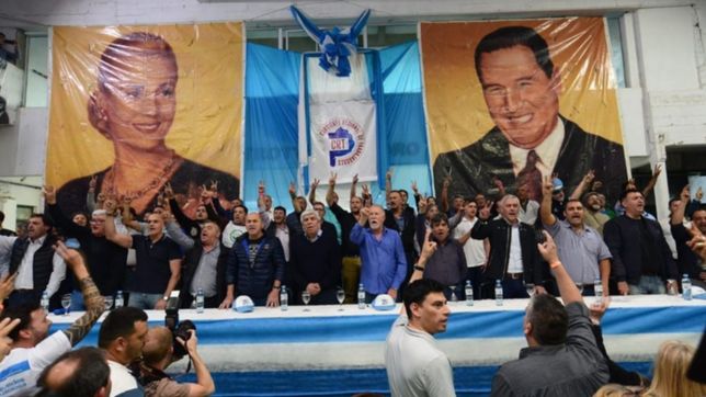 moyano respaldo al frente de todos de la region: tenemos a los mejores candidatos