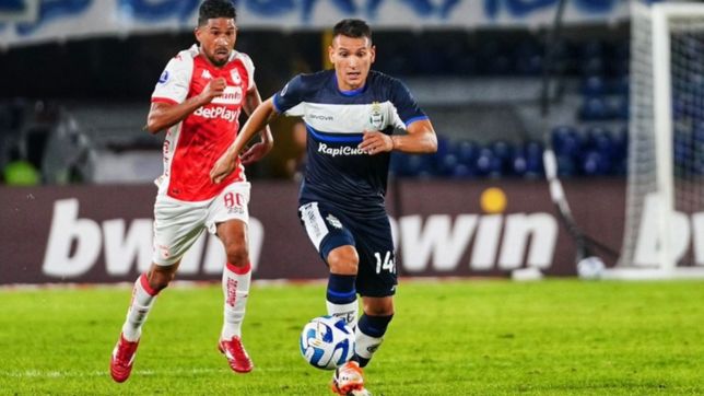 gimnasia perdio en la ultima jugada del partido en colombia