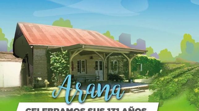 arana festeja sus 131 anos con musica y artesanos