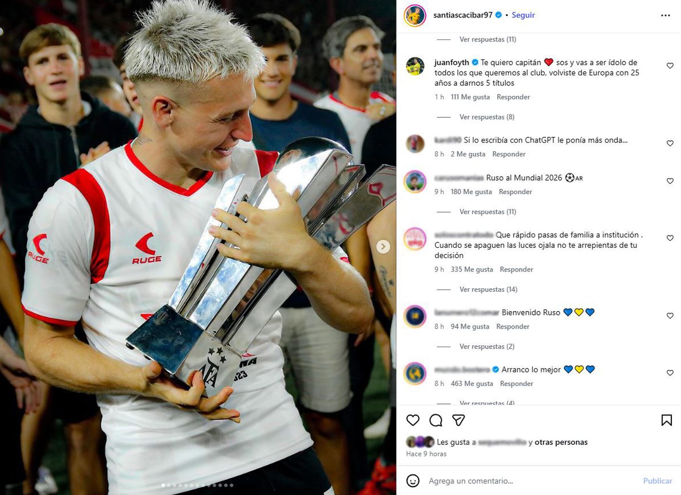 El defensor Juan Foyth salió a bancar a Santiago Ascacíbar en medio de la polémica por su llegada a Boca