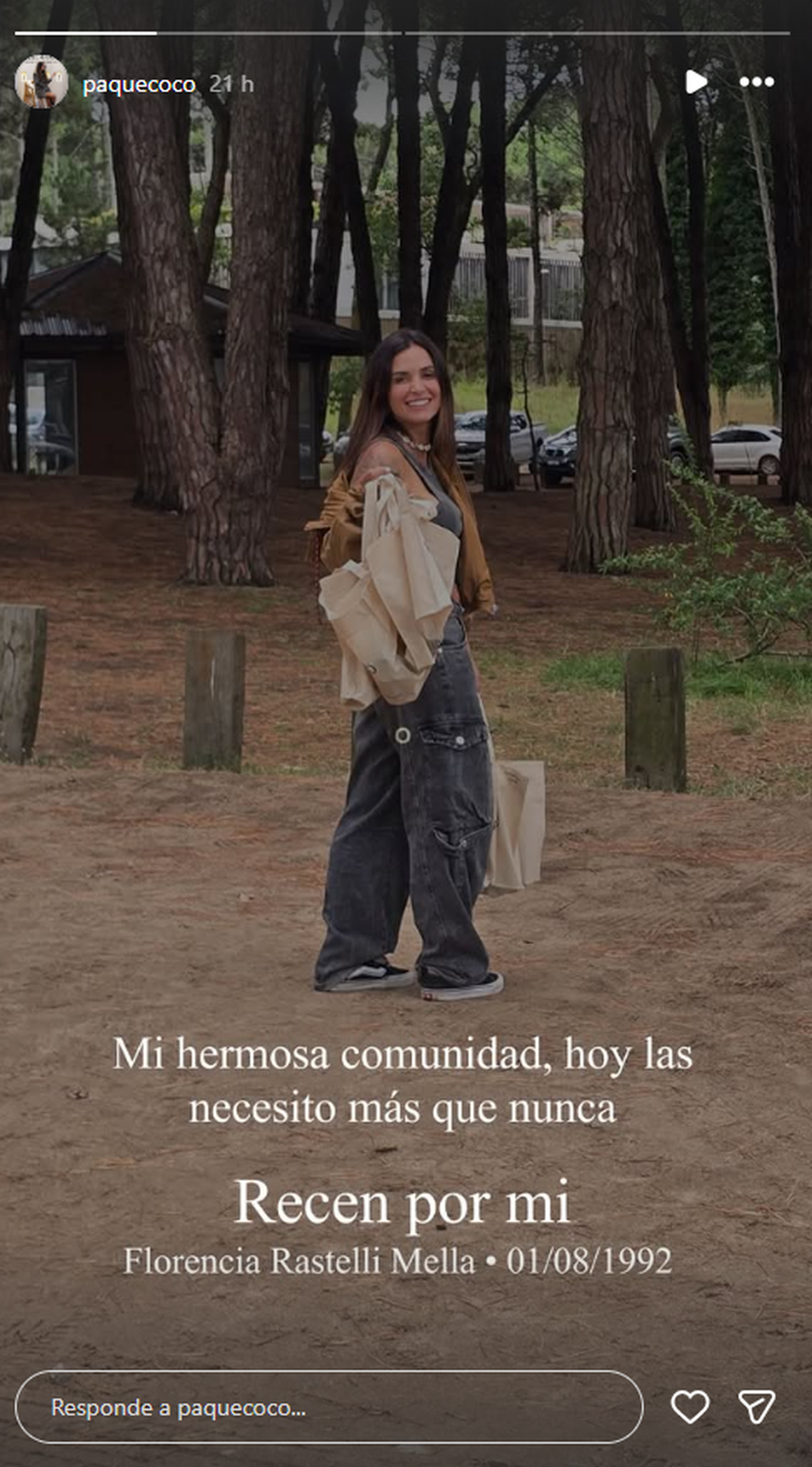 El conmovedor mensaje publicado por familiares y amigos de la joven accidentada en Villa Gesell