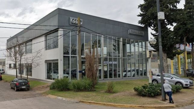 intentaron robar otra concesionaria de la plata y es la tercera en menos de una semana