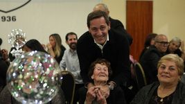 julio garro se sumo a la celebracion de uno de los clubes tradicionales de la plata