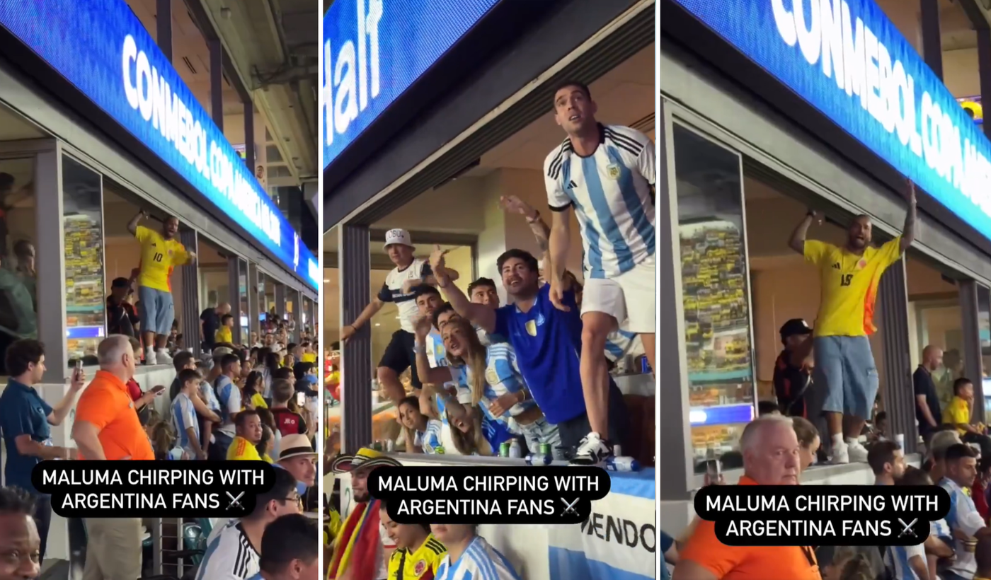 Hincha de Gimnasia peleando con Maluma.png