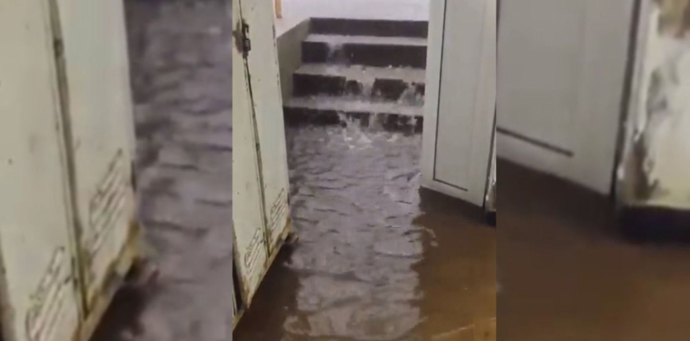 Inundación en el Hospital San Juan de Dios