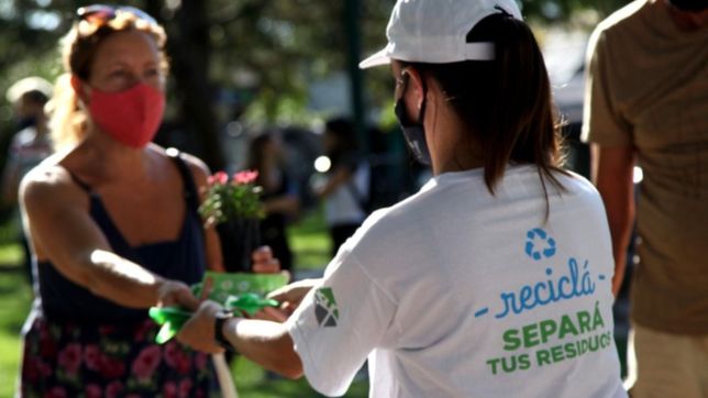 plantines y bolsas reutilizables a cambio de residuos: llega un nuevo eco-canje a la plata