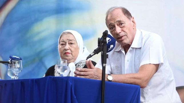 hebe de bonafini y raul zaffaroni juntos en la plata para presentar dos libros