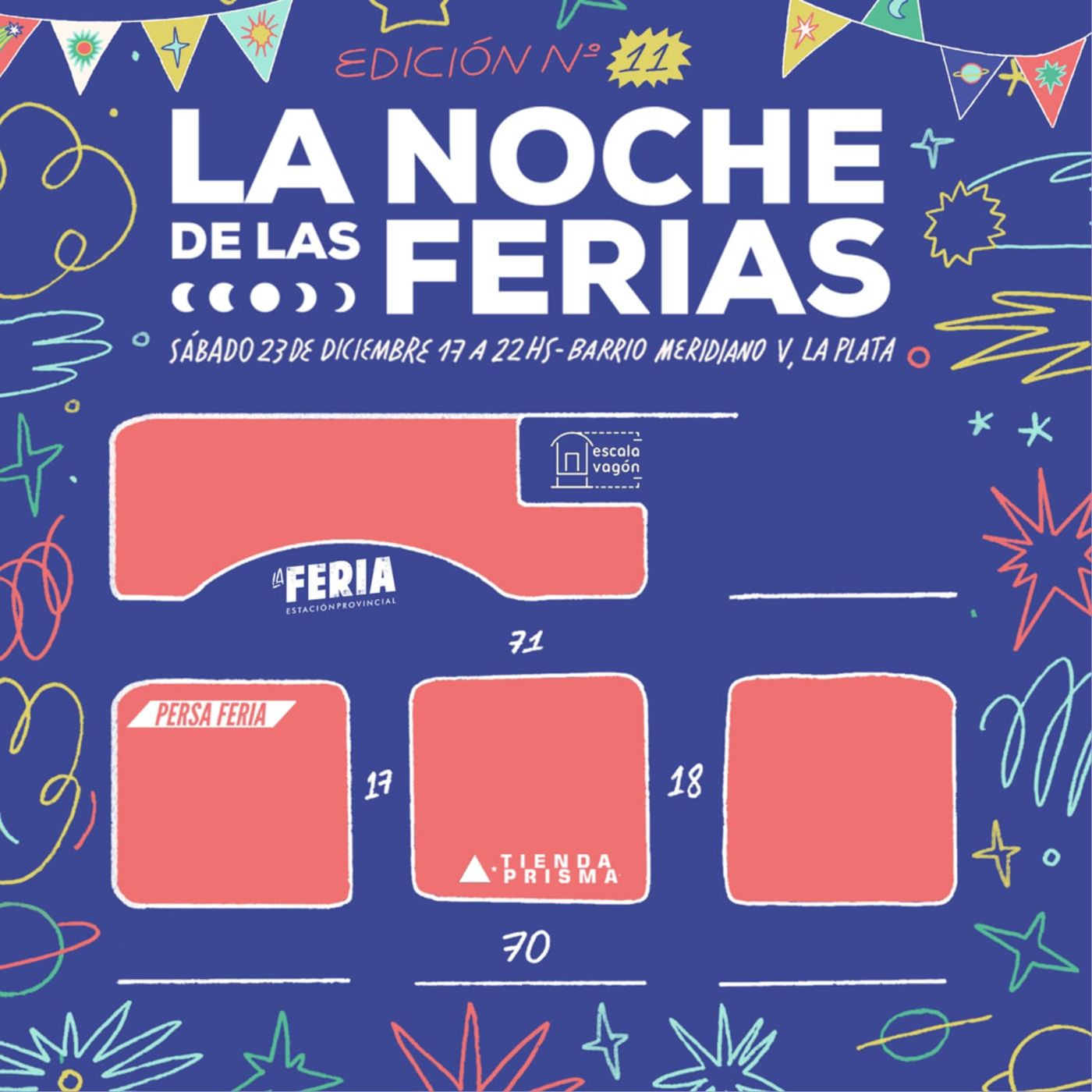 El evento se llevar&aacute; a cabo el s&aacute;bado 23 de diciembre en Meridiano V, La Plata.