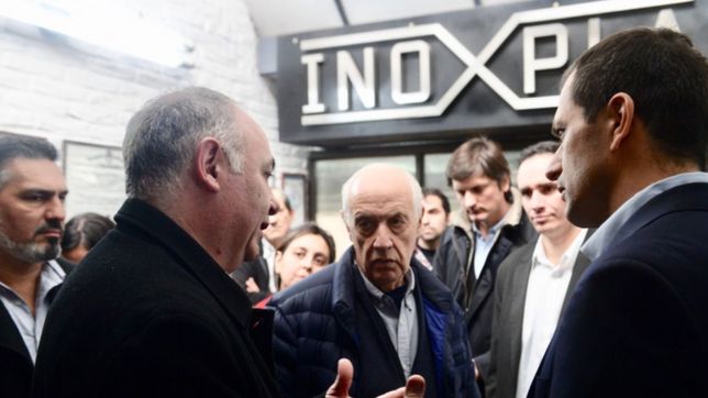 crespi, lavagna y bali bucca visitaron una empresa platense que supo trabajar para la nasa