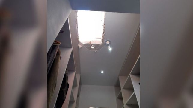 hernandez jaqueado por los robos: hicieron un boquete y se llevaron hasta las camaras