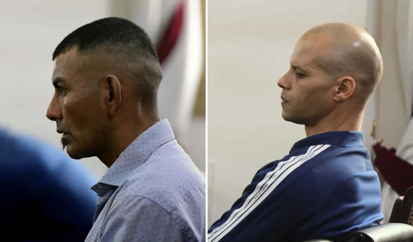 Cristofer &ldquo;Puloco&rdquo; Ben&iacute;tez&nbsp;y&nbsp;Cristian Britte, los acusados en el juicio