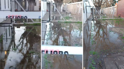 Desbordaron los pozos sépticos de una escuela y suspenden clases por riesgo sanitario