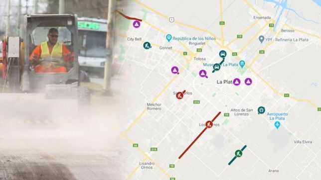 el mapa de las obras inconclusas en la plata que garro elevara a kicillof