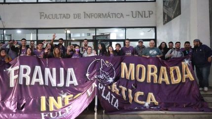 Franja Morada retuvo la conducción en la facultad de Informática