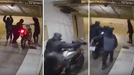 video: rompieron el porton de un edificio de la plata y se llevaron dos motos de alta cilindrada video: rompieron el porton de un edificio de la plata y se llevaron dos motos de alta cilindrada