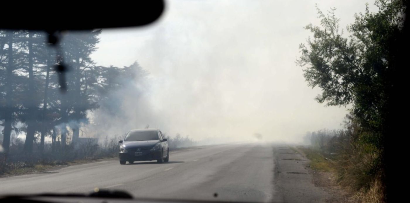 Incendio Ruta 36 Estancia Chica