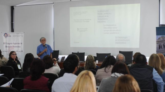 algebra, geometria y probabilidad: arranco el congreso de educacion matematica en la unlp