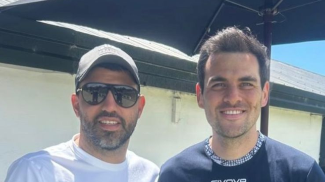 el kun agüero estuvo en estancia chica con la familia de diego maradona
