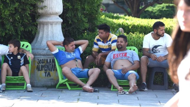 jueves pesado y caluroso en la previa de un viernes pasado por agua