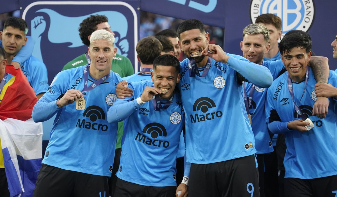Leonardo Morales medalla campeón Belgrano
