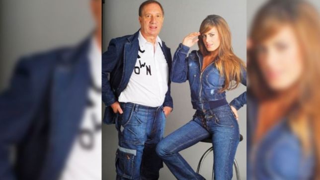 las fotos de una vieja publicidad que hicieron bilardo y silvina luna se viralizaron