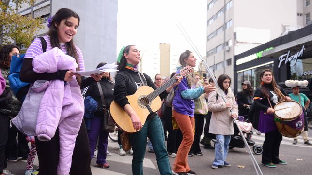 asi se vivio la marcha del ni una menos en las calles de la plata