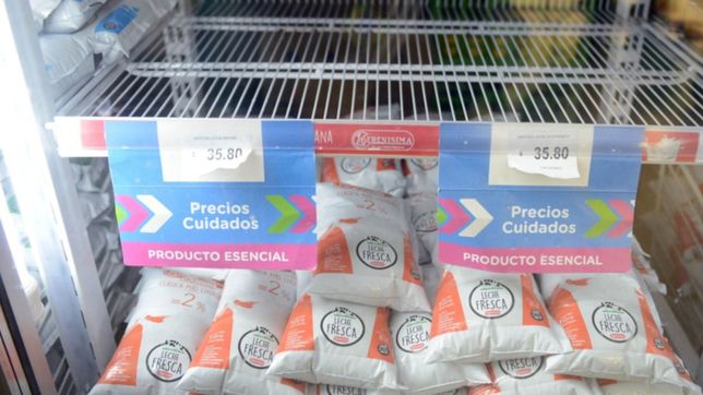 gremios del sector lacteo iniciaron un paro y podria haber faltantes en las gondolas