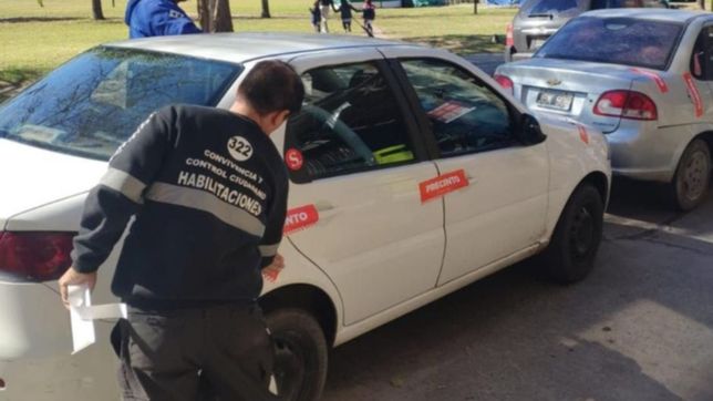 secuestraron en la plata autos que operaban ilegalmente como remises