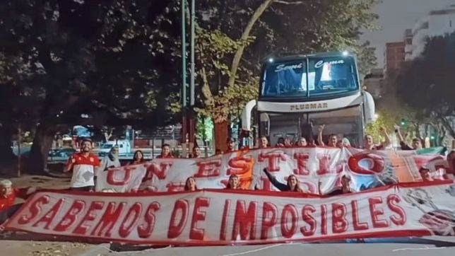 viajando a verte: los hinchas de estudiantes se movilizaron en masa a cordoba