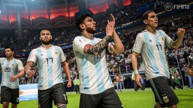 para el fifa 18, la seleccion campeona del mundial elimina a argentina en octavos