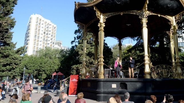 tras la restauracion, haran shows musicales en la historica glorieta de plaza san martin