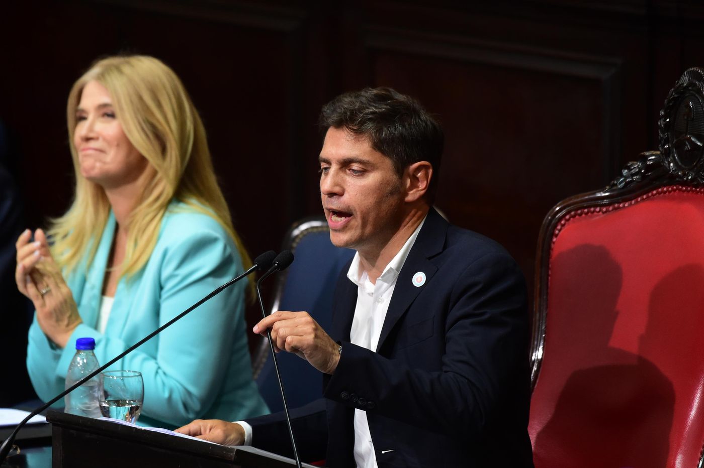 Kicillof y Magario apertura de sesiones Legislatura
