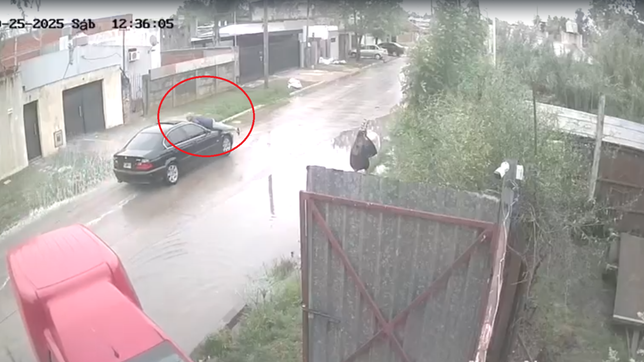 choco un auto estacionado en berisso, discutio con el dueno y lo arrastro 100 metros arriba del capot