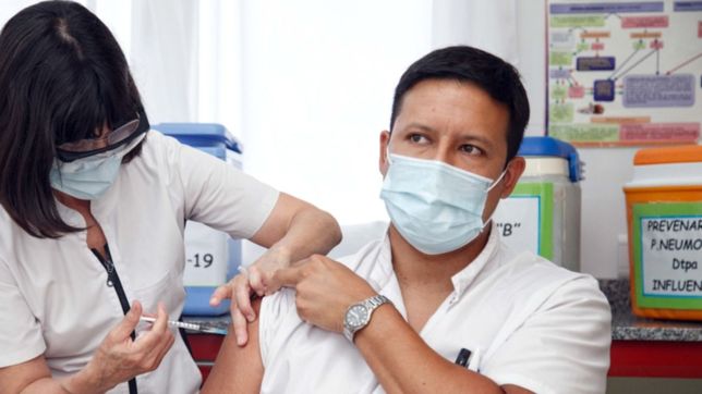 con las nuevas dosis de la sputnik v, se reinicia la campana de vacunacion en la plata